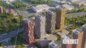 1-к квартира, строящийся дом, 53м2, 2/28 этаж