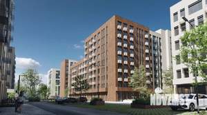 1-к квартира, строящийся дом, 32м2, 7/9 этаж