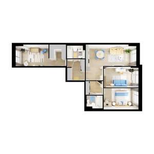 3-к квартира, вторичка, 87м2, 7/9 этаж