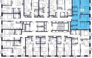 3-к квартира, строящийся дом, 81м2, 3/28 этаж