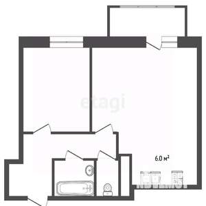 2-к квартира, вторичка, 43м2, 3/8 этаж