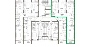 3-к квартира, вторичка, 105м2, 6/9 этаж
