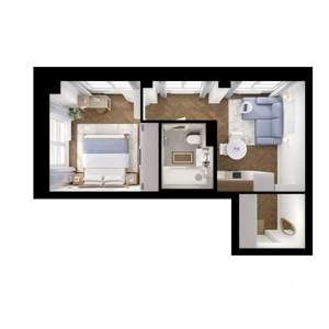 1-к квартира, вторичка, 35м2, 4/9 этаж