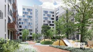 1-к квартира, строящийся дом, 47м2, 6/9 этаж