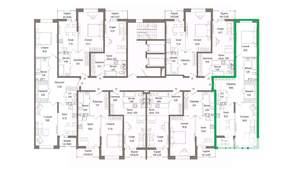 2-к квартира, вторичка, 77м2, 2/10 этаж