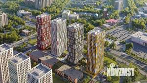 3-к квартира, строящийся дом, 56м2, 7/28 этаж