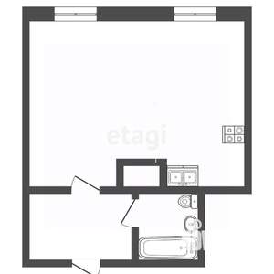 Студия квартира, вторичка, 29м2, 2/12 этаж