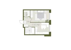 1-к квартира, вторичка, 36м2, 1/8 этаж