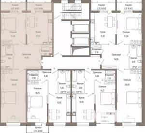 2-к квартира, вторичка, 90м2, 3/9 этаж