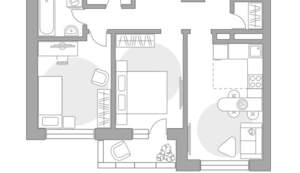 3-к квартира, вторичка, 53м2, 12/23 этаж