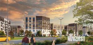 3-к квартира, строящийся дом, 59м2, 5/6 этаж