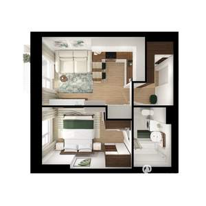 1-к квартира, вторичка, 35м2, 7/9 этаж