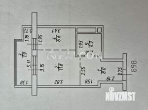 2-к квартира, вторичка, 37м2, 17/25 этаж