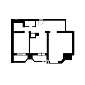 1-к квартира, вторичка, 38м2, 6/9 этаж