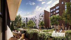 1-к квартира, строящийся дом, 37м2, 6/9 этаж