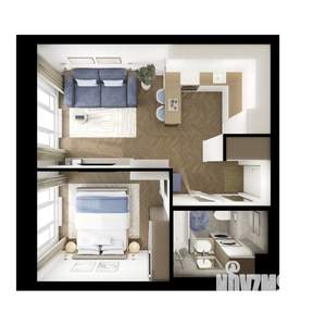 1-к квартира, вторичка, 36м2, 9/9 этаж