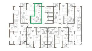 Студия квартира, вторичка, 31м2, 6/9 этаж