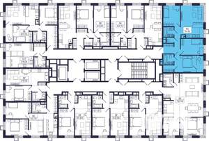 3-к квартира, сданный дом, 76м2, 24/28 этаж