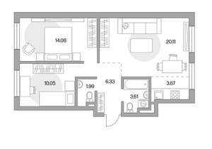 3-к квартира, вторичка, 60м2, 4/5 этаж