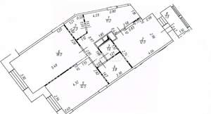 2-к квартира, вторичка, 61м2, 3/6 этаж