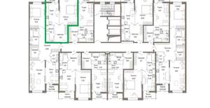 1-к квартира, вторичка, 48м2, 2/9 этаж
