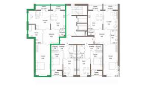 2-к квартира, вторичка, 102м2, 9/9 этаж