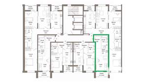 Студия квартира, вторичка, 34м2, 2/10 этаж