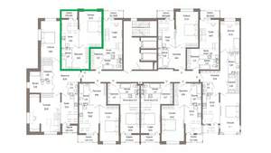 1-к квартира, вторичка, 47м2, 6/10 этаж