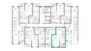 1-к квартира, вторичка, 47м2, 9/9 этаж