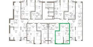 1-к квартира, вторичка, 47м2, 3/9 этаж