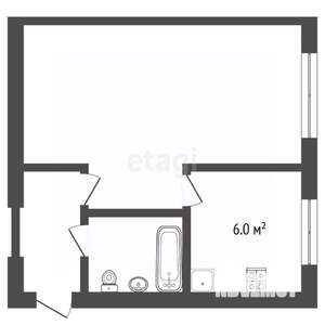 1-к квартира, вторичка, 32м2, 3/4 этаж
