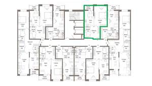 1-к квартира, вторичка, 47м2, 4/10 этаж