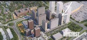 1-к квартира, вторичка, 41м2, 22/24 этаж