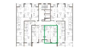 1-к квартира, вторичка, 41м2, 9/9 этаж