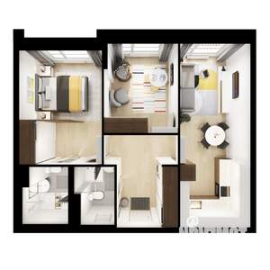 2-к квартира, вторичка, 57м2, 6/9 этаж