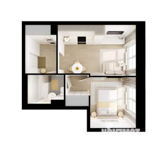 1-к квартира, вторичка, 35м2, 9/9 этаж