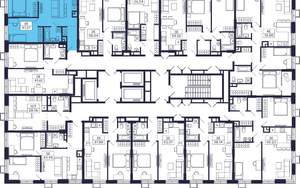 2-к квартира, строящийся дом, 49м2, 8/28 этаж