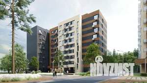 1-к квартира, строящийся дом, 32м2, 7/9 этаж