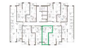 Студия квартира, вторичка, 32м2, 4/9 этаж