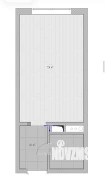 Студия квартира, вторичка, 24м2, 8/8 этаж