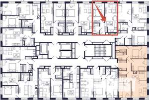 1-к квартира, сданный дом, 40м2, 9/28 этаж