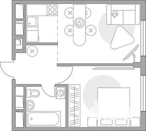 2-к квартира, вторичка, 31м2, 11/14 этаж
