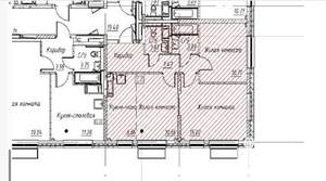 2-к квартира, вторичка, 56м2, 8/25 этаж