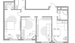 4-к квартира, вторичка, 74м2, 12/14 этаж