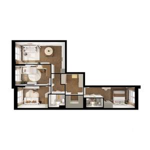 3-к квартира, вторичка, 85м2, 2/9 этаж