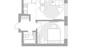 2-к квартира, вторичка, 12м2, 12/22 этаж