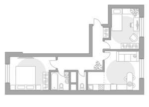 3-к квартира, вторичка, 56м2, 20/24 этаж
