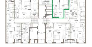 1-к квартира, вторичка, 39м2, 1/9 этаж