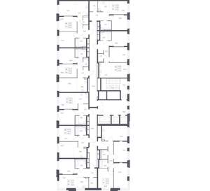 3-к квартира, строящийся дом, 72м2, 9/24 этаж