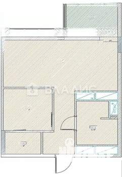 2-к квартира, вторичка, 40м2, 15/19 этаж